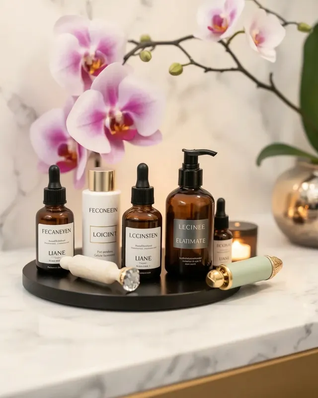 A client receiving a facial treatment with professional skincare products at Care Healing Hands in Westlake, Ohio
